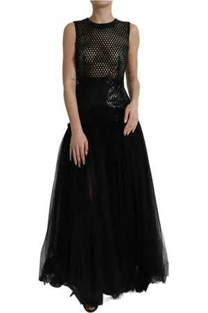 Dolce & Gabbana Damen, Kleider, Schwarzk, 3XSGröße: