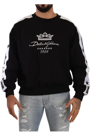 Dolce & Gabbana Herren, Sweatshirts & Hoodies, Schwarzk, XSGröße: