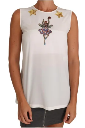 Dolce & Gabbana Damen, Oberteile, Weiß, SGröße: