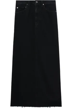 AGOLDE Damen, Röcke, Schwarzk, W25Größe: