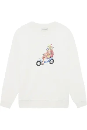 Drôle de Monsieur Herren, Sweatshirts & Hoodies, Weiß, LGröße: