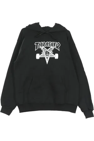 Thrasher Herren, Sweatshirts & Hoodies, Schwarzk, SGröße:
