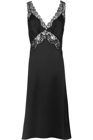Saint Laurent Damen, Kleider, Schwarzk, SGröße: