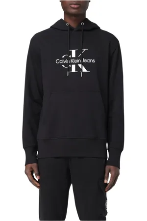 Calvin Klein Herren, Sweatshirts & Hoodies, Schwarzk, 2XLGröße: