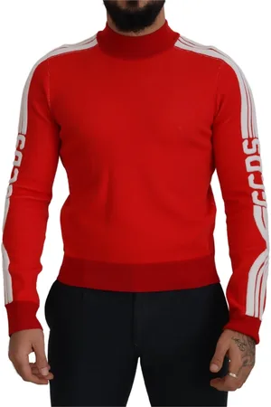 GCDS Herren, Sweatshirts & Hoodies, Rot, SGröße: