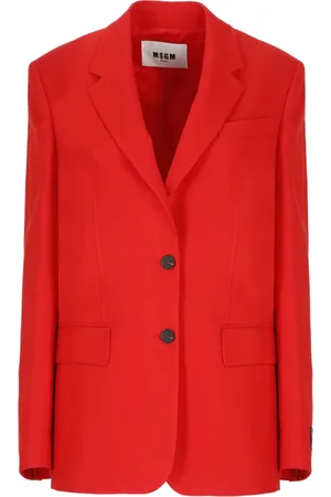 Msgm Damen, Jacken, Rot, SGröße: