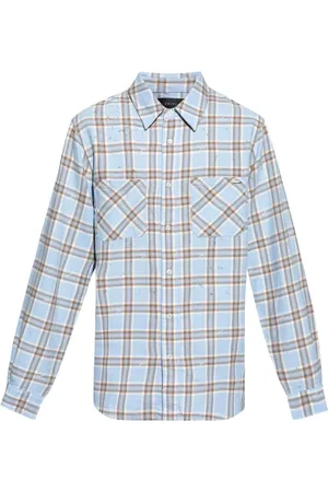 AMIRI Herren, Shirts, Blau, MGröße: