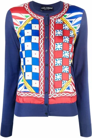 Dolce & Gabbana Damen, Strickwaren, Mehrfarbig, XSGröße: