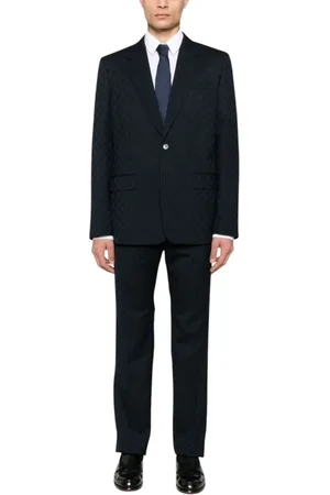 Gucci Herren, Anzüge, Blau, XLGröße: