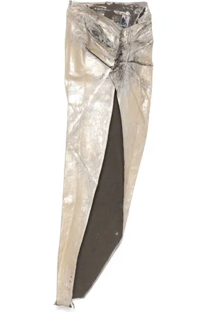 Rick Owens Damen, Röcke, Gelb, MGröße: