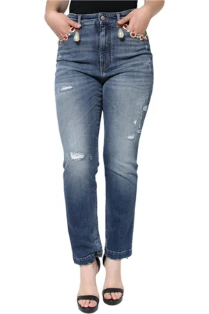 Dolce & Gabbana Damen, Jeans, Blau, LGröße:
