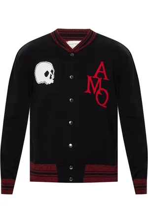Alexander McQueen Herren, Strickwaren, Schwarzk, LGröße: