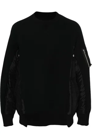 SACAI Herren, Sweatshirts & Hoodies, Schwarzk, MGröße: