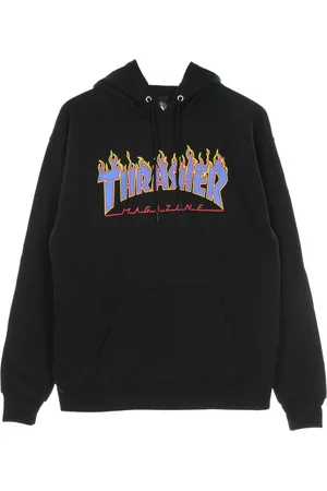 Thrasher Herren, Sweatshirts & Hoodies, Schwarzk, SGröße: