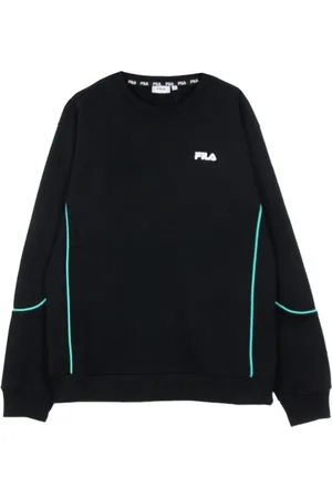 Fila Herren, Sweatshirts & Hoodies, Schwarzk, LGröße: