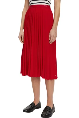Tommy Hilfiger Damen, Röcke, Rot, LGröße: