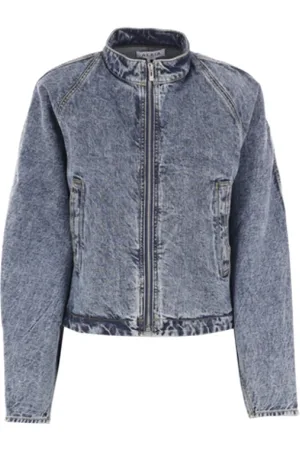 Alaïa Damen, Jacken, Blau, SGröße: