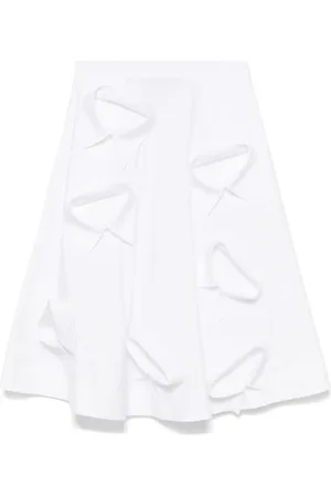 Moschino Damen, Röcke, Weiß, XSGröße: