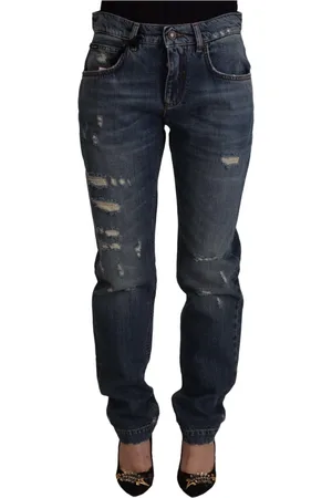 Dolce & Gabbana Damen, Jeans, Blau, 2XSGröße: