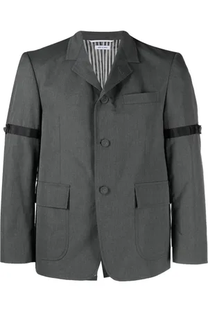 Thom Browne Herren, Jacken, Grau, LGröße: