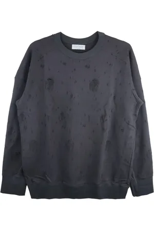 YOHJI YAMAMOTO Herren, Sweatshirts & Hoodies, Schwarzk, LGröße: