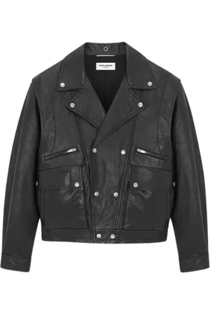 Saint Laurent Herren, Jacken, Schwarzk, XLGröße: