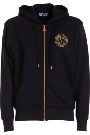 VERSACE Herren, Sweatshirts & Hoodies, Schwarzk, XSGröße: