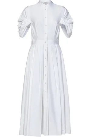Alexander McQueen Damen, Kleider, Weiß, 2XSGröße: