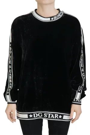 Dolce & Gabbana Damen, Sweatshirts & Hoodies, Schwarzk, XSGröße: