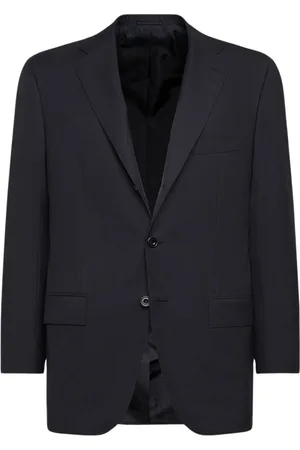 Kiton Herren, Jacken, Schwarzk, LGröße: