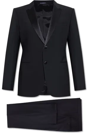 Emporio Armani Herren, Anzüge, Schwarzk, MGröße: