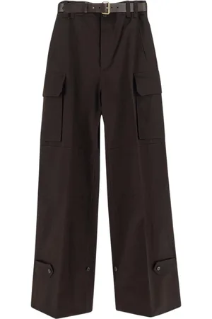 Saint Laurent Damen, Hosen, Braun, MGröße:
