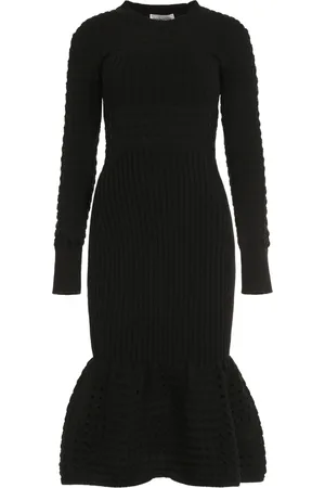 Alexander McQueen Damen, Kleider, Schwarzk, XSGröße: