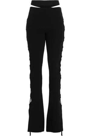ANDREA ADAMO Damen, Hosen, Schwarzk, MGröße: