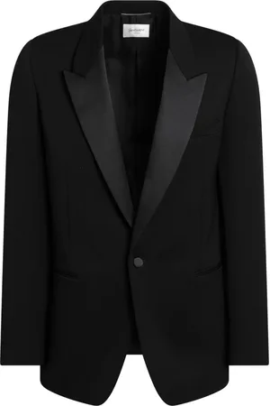 Saint Laurent Herren, Jacken, Schwarzk, XLGröße: