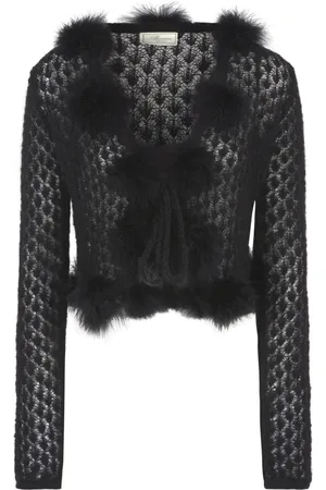 BLUMARINE Damen, Strickwaren, Schwarzk, MGröße: