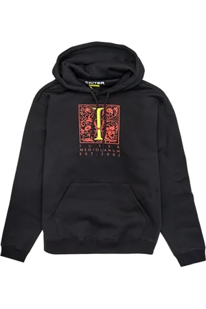 IUTER Herren, Sweatshirts & Hoodies, Schwarzk, LGröße: