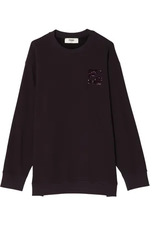 Fendi Damen, Sweatshirts & Hoodies, Lila, MGröße: