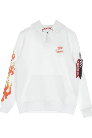 Alpha Industries Herren, Sweatshirts & Hoodies, Weiß, XLGröße: