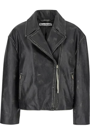 Acne Studios Damen, Jacken, Schwarzk, SGröße: