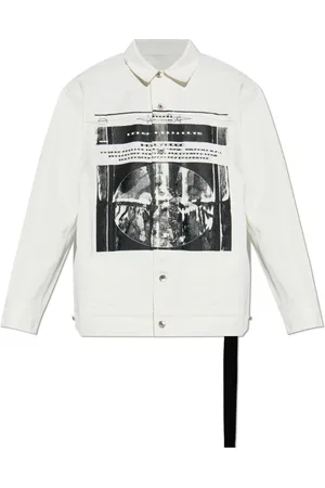 Rick Owens Herren, Jacken, Weiß, SGröße:
