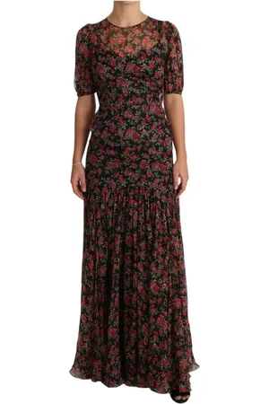 Dolce & Gabbana Damen, Kleider, Schwarzk, 2XSGröße: