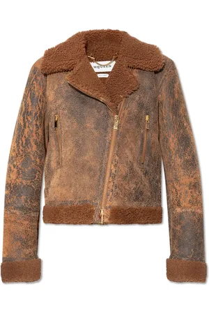 Alexander McQueen Damen, Jacken, Braun, SGröße: