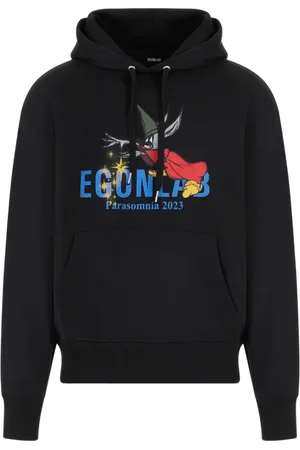 EgonLab Herren, Sweatshirts & Hoodies, Schwarzk, MGröße: