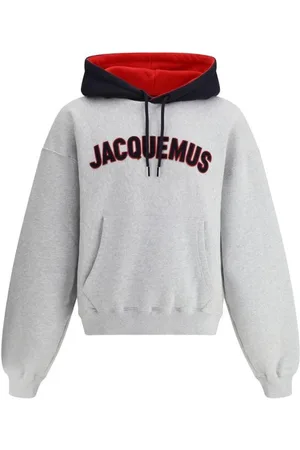 Jacquemus Herren, Sweatshirts & Hoodies, Grau, LGröße: