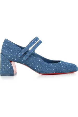 Christian Louboutin Damen, Schuhe, Blau, 37 EUGröße: