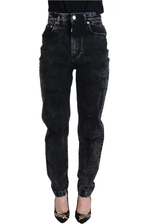 Dolce & Gabbana Damen, Jeans, Schwarzk, XSGröße: