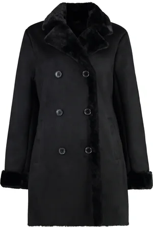 Ralph Lauren Damen, Mäntel, Schwarzk, XLGröße: