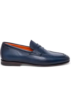 santoni Herren, Schuhe, Blau, 44 EUGröße: