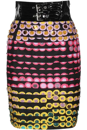 Moschino Damen, Röcke, Mehrfarbig, 2XSGröße:
